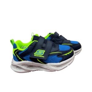 S LIGHTS SKECHERS METEOR LIGHTS GLOW SPIKE NAVY/LIME