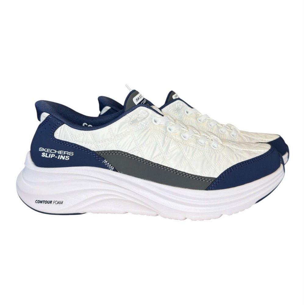 CONTOUR FOAM COZY-FIT WHITE/NVY