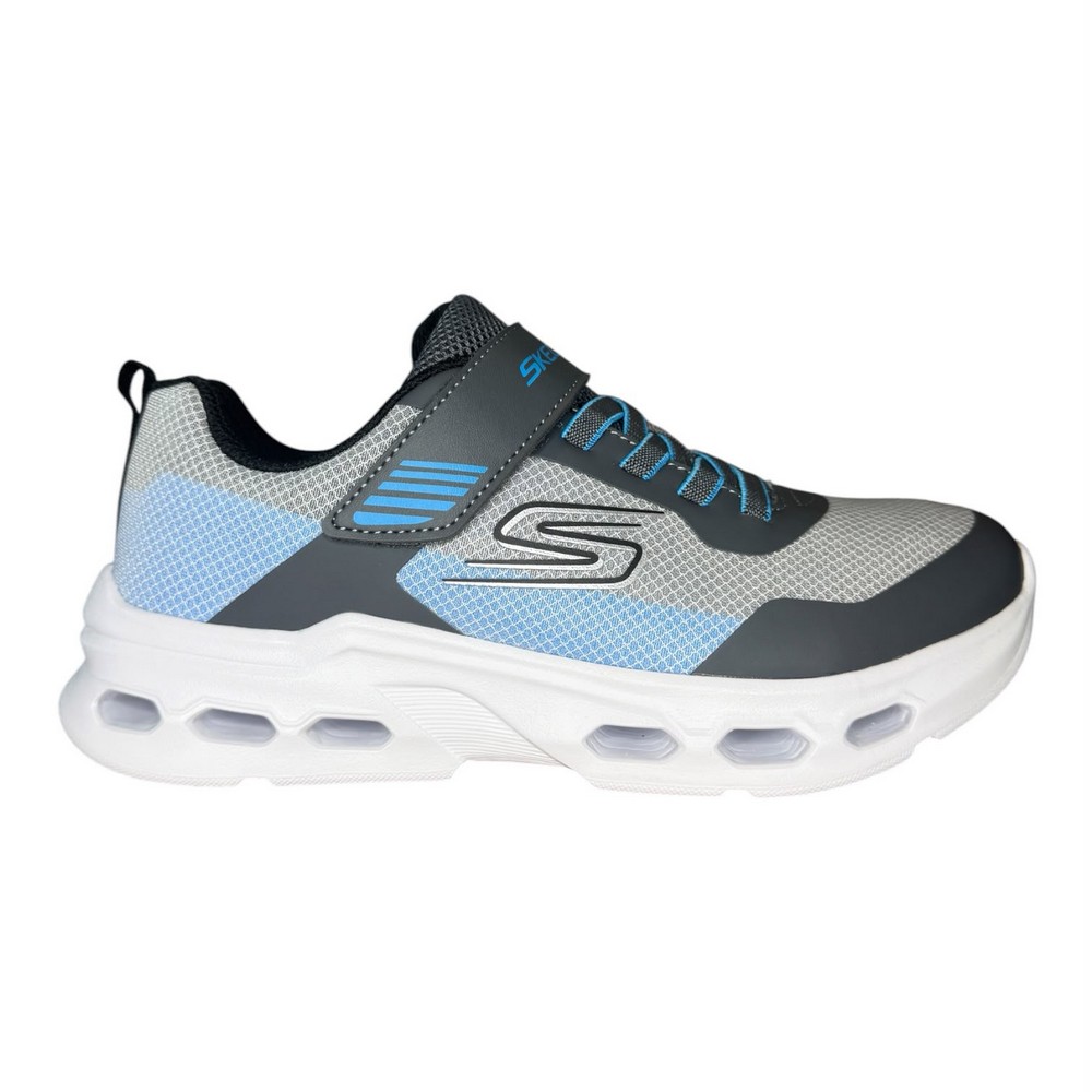 SKECHERS GLIDE STEP DRIFT ZORZOX CHARCOAL/BLUE - Imagen 2